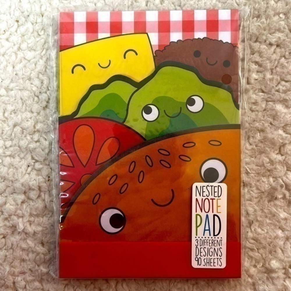OOLY/Int'l Arrivals "Cheeseburger" Nested Notepad